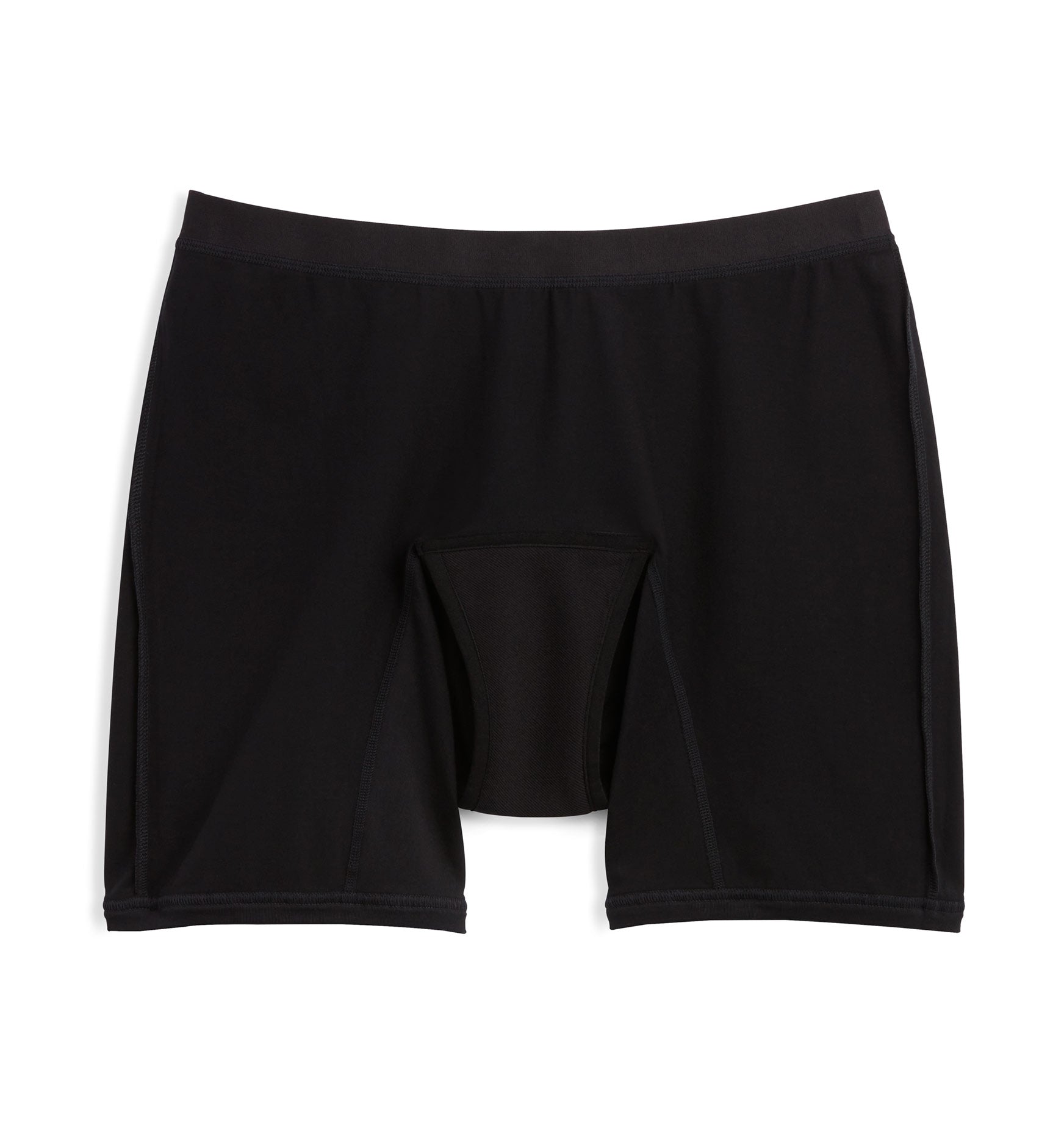 TomboyX First Line Period 9" Boxer Briefs - X= Black