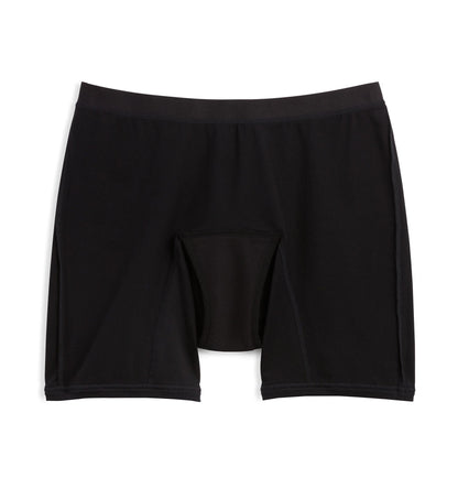 TomboyX First Line Period 9" Boxer Briefs - X= Black