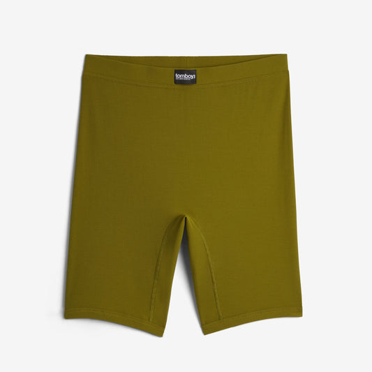 TomboyX Bamboo Rib 9" Boxer Briefs - Avocado