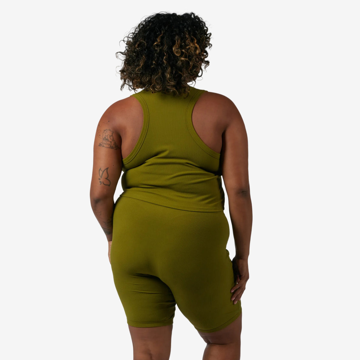 TomboyX Bamboo Rib 9" Boxer Briefs - Avocado