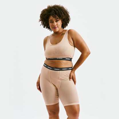TomboyX Powermesh 9" Boxer Briefs - Chai
