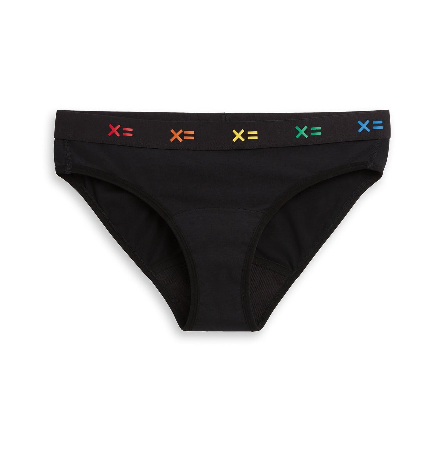 TomboyX First Line Period Bikini - Black X= Rainbow