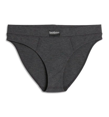 TomboyX Bamboo Rib Cheeky - Heather Gray