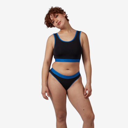 TomboyX Bikini - TENCEL Modal Ink Blue Edge