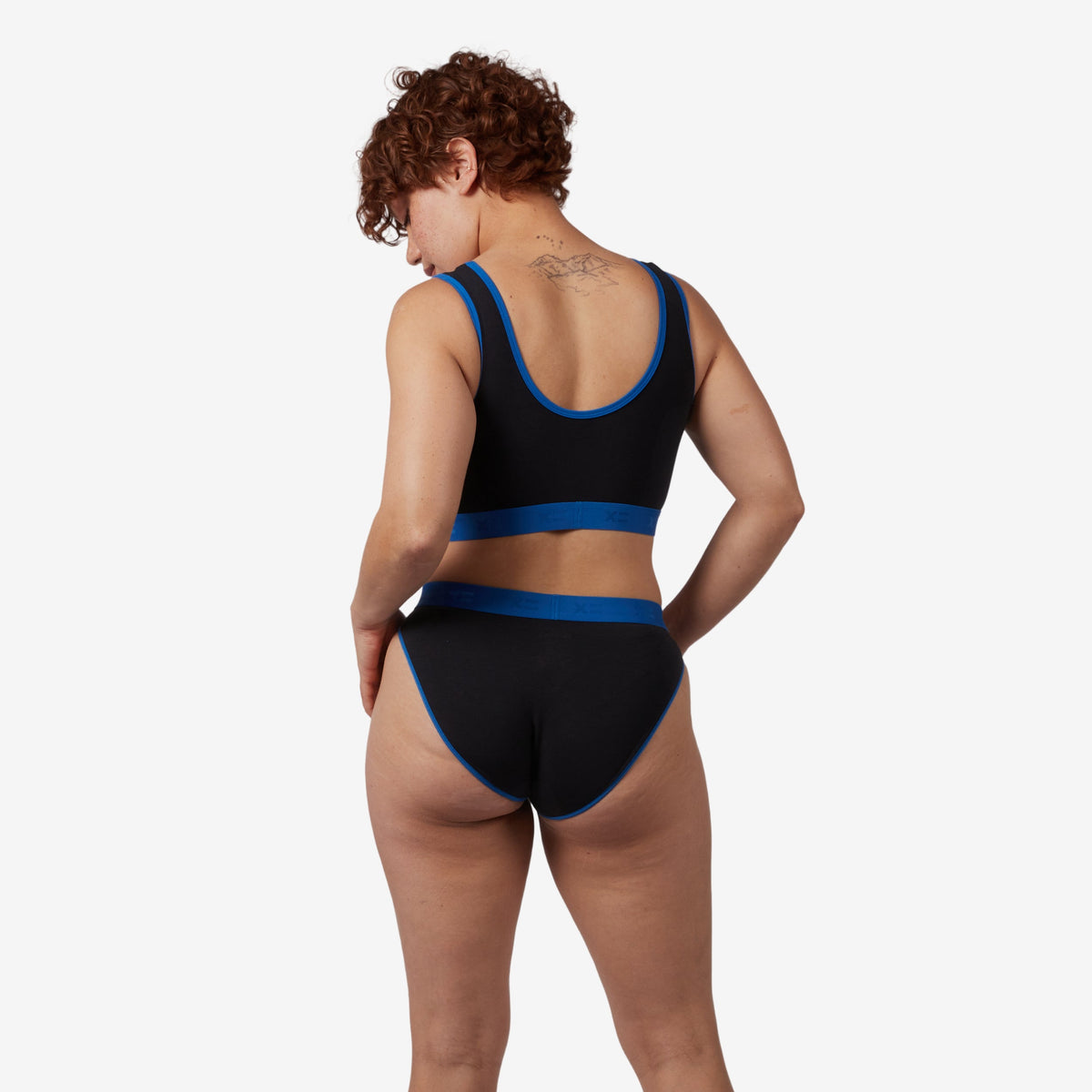 TomboyX Bikini - TENCEL Modal Ink Blue Edge