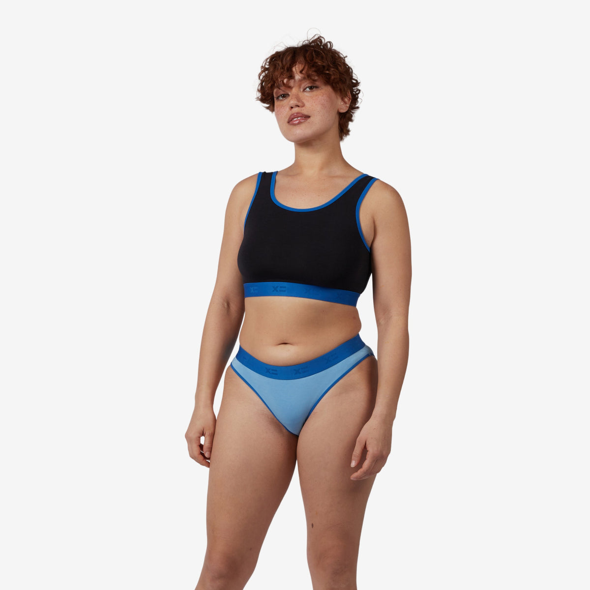 TomboyX Thong - TENCEL Modal Too Blue