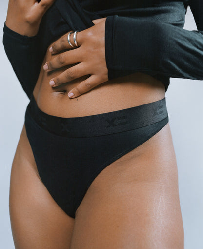 TomboyX Thong - TENCEL™ Modal Black