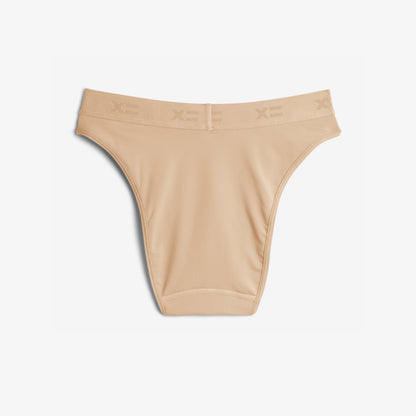 TomboyX SmoothTuck Tucking Hi Leg Bikini - Chai