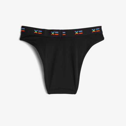 TomboyX SmoothTuck Tucking Hi Leg Bikini - Rainbow X=