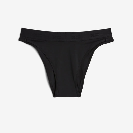 TomboyX SmoothTuck Tucking Hi Leg Bikini - Black