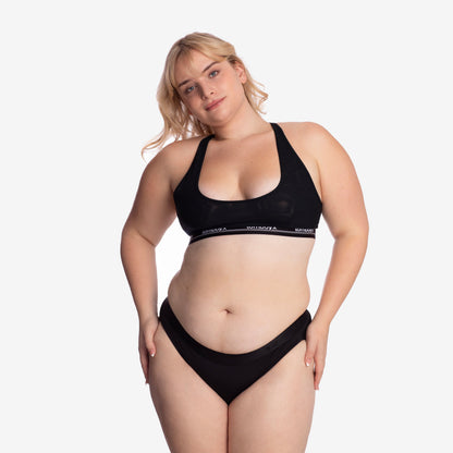 TomboyX SmoothTuck Tucking Bikini - Black