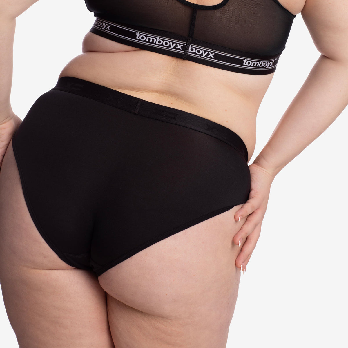 TomboyX SmoothTuck Tucking Bikini - Black