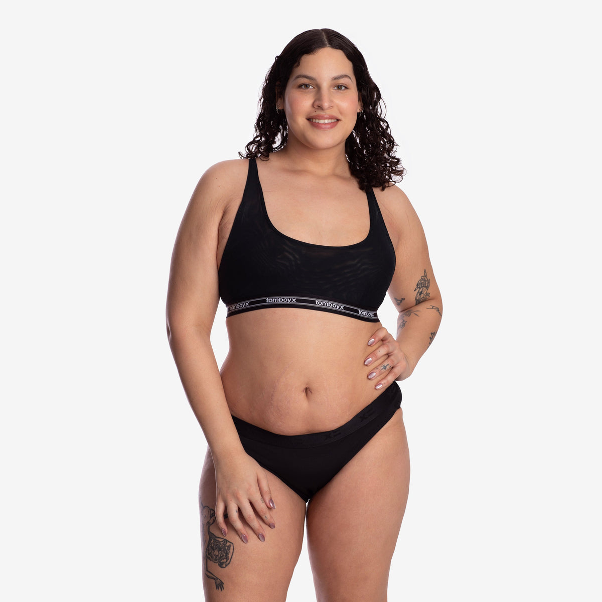 TomboyX SmoothTuck Tucking Bikini - Black