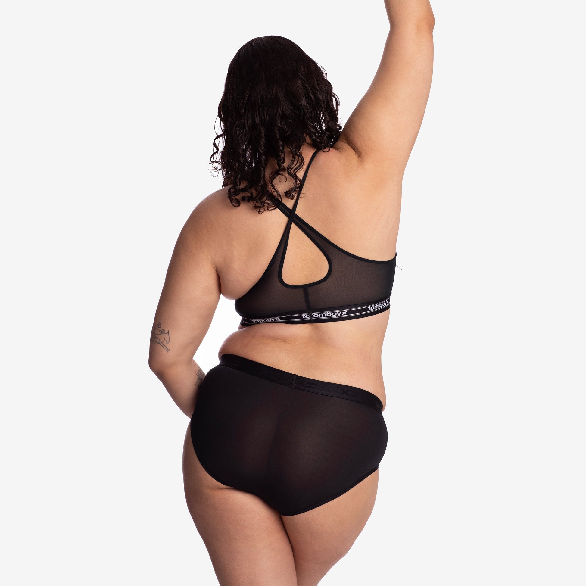 TomboyX SmoothTuck Tucking Hipster - Black