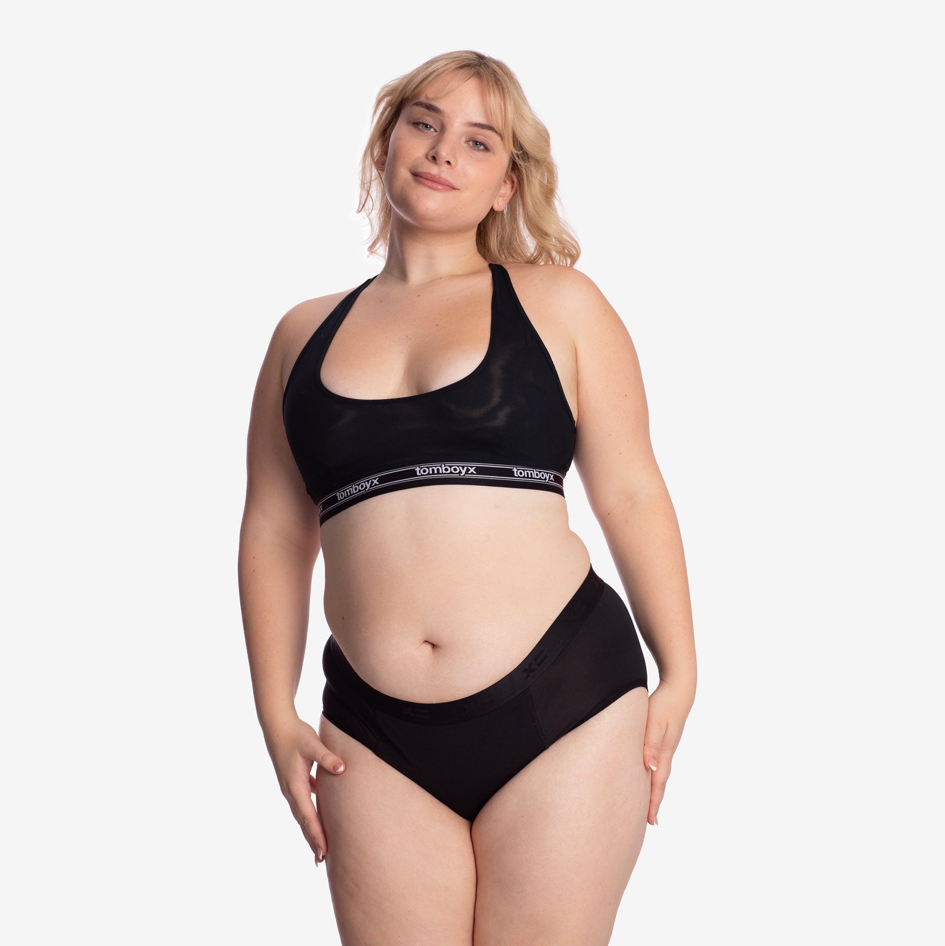 TomboyX SmoothTuck Tucking Hipster - Black