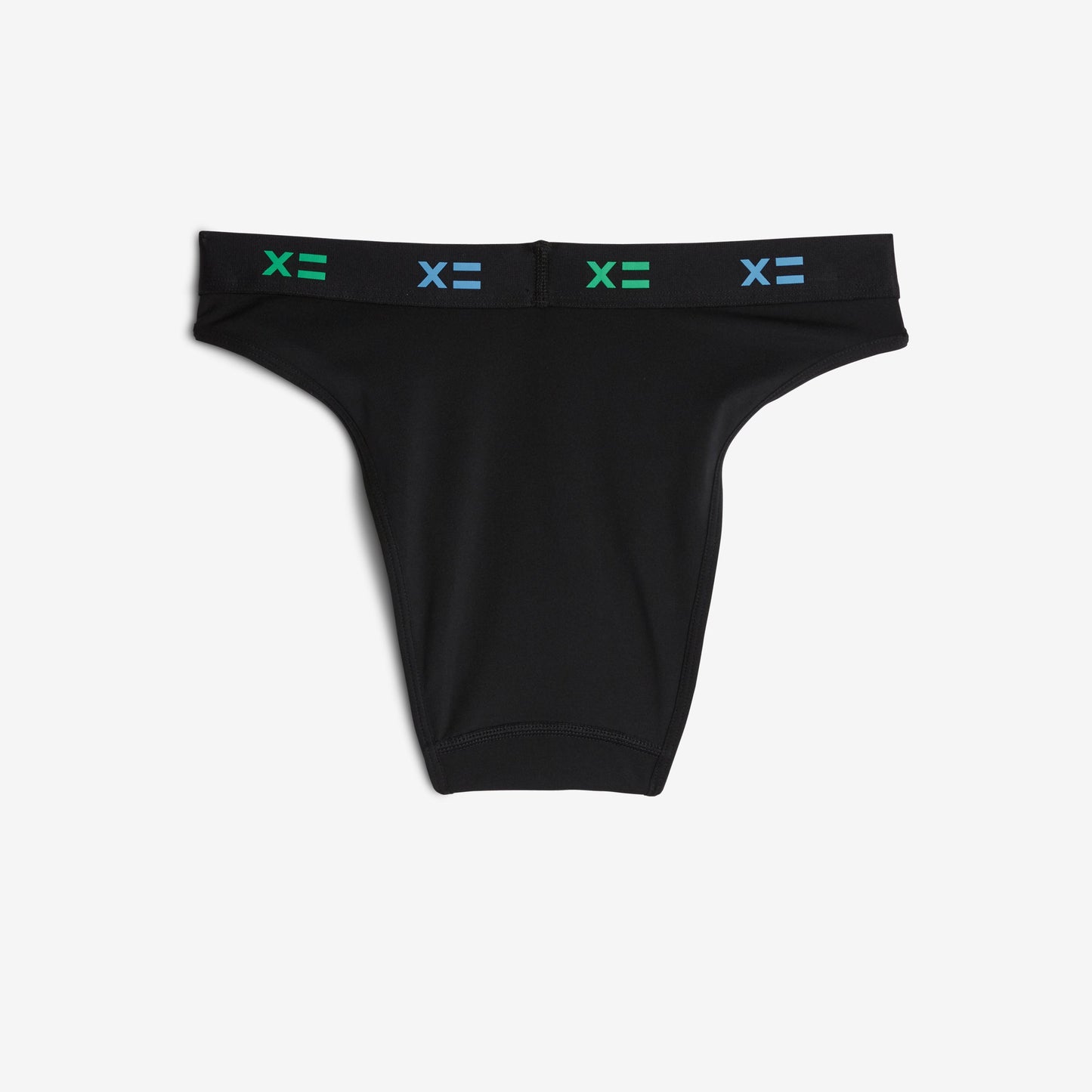 TomboyX SmoothTuck Tucking Hi Leg Bikini - Black Rainbow