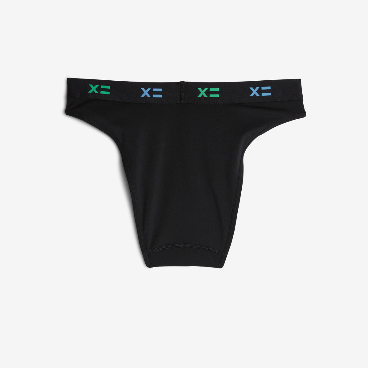 TomboyX SmoothTuck Tucking Hi Leg Bikini - Black Rainbow