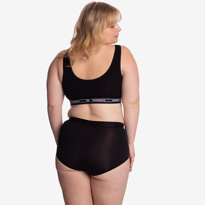 TomboyX SmoothTuck Tucking Boy Short - Black Rainbow