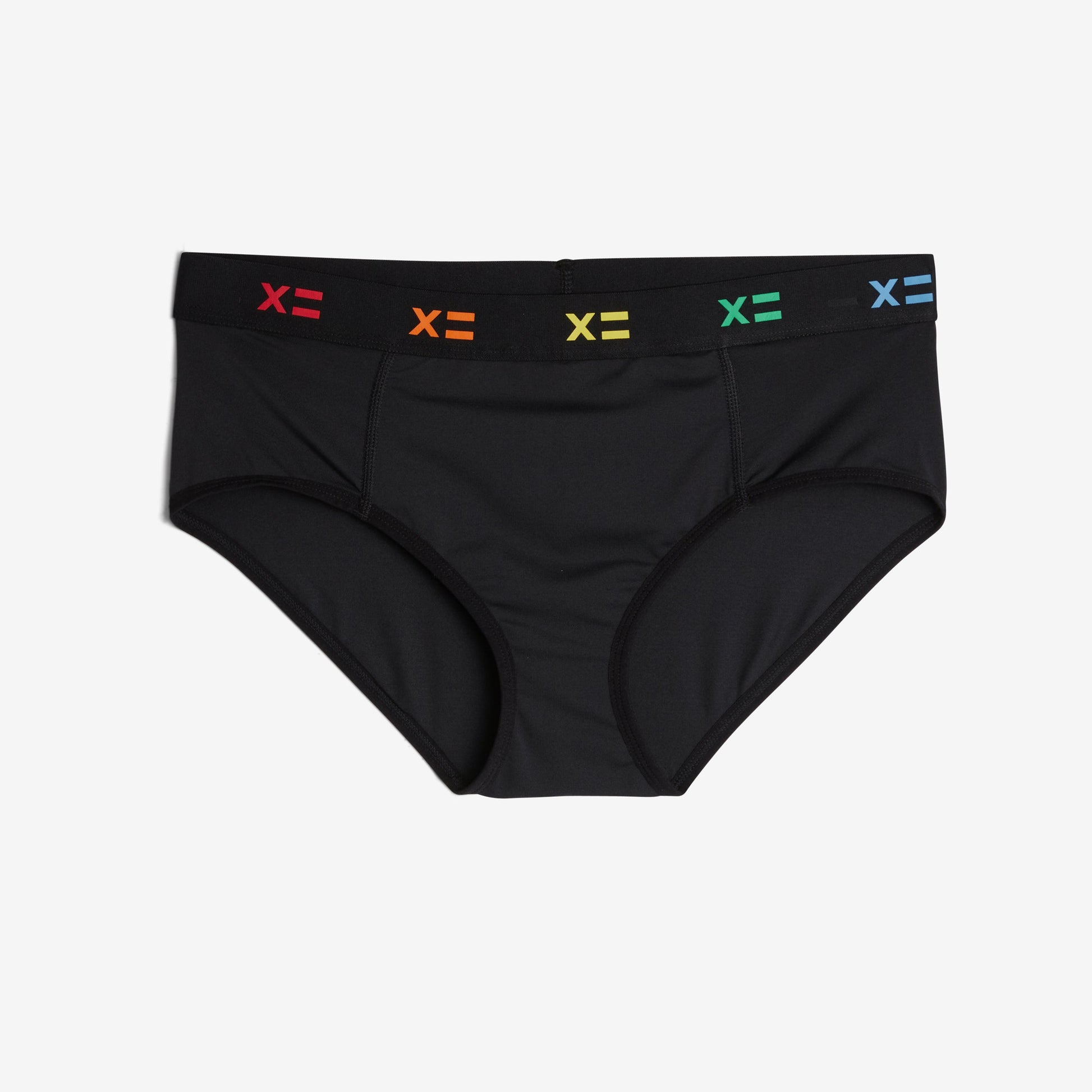 TomboyX SmoothTuck Tucking Hipster - Black Rainbow