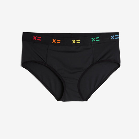 TomboyX SmoothTuck Tucking Hipster - Black Rainbow
