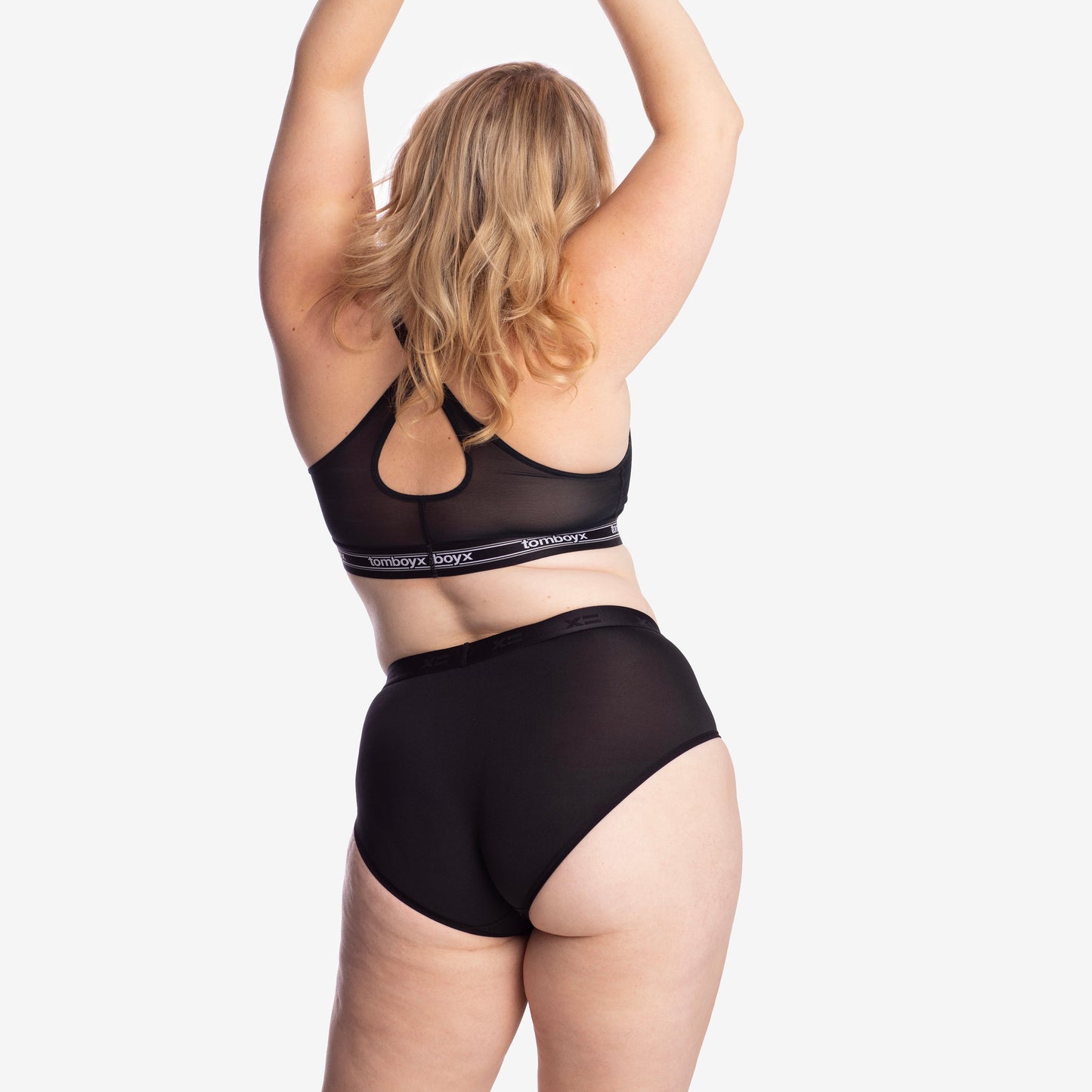 TomboyX SmoothTuck Tucking Hipster - Black Rainbow