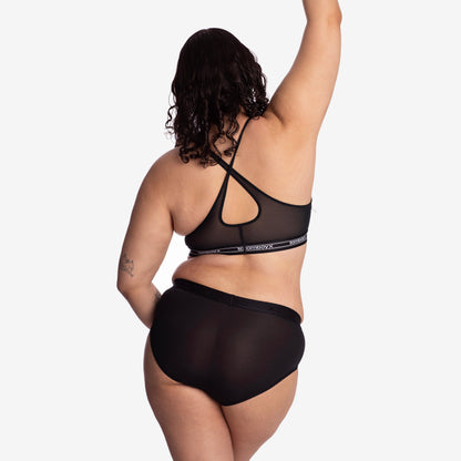 TomboyX SmoothTuck Tucking Hipster - Black Rainbow