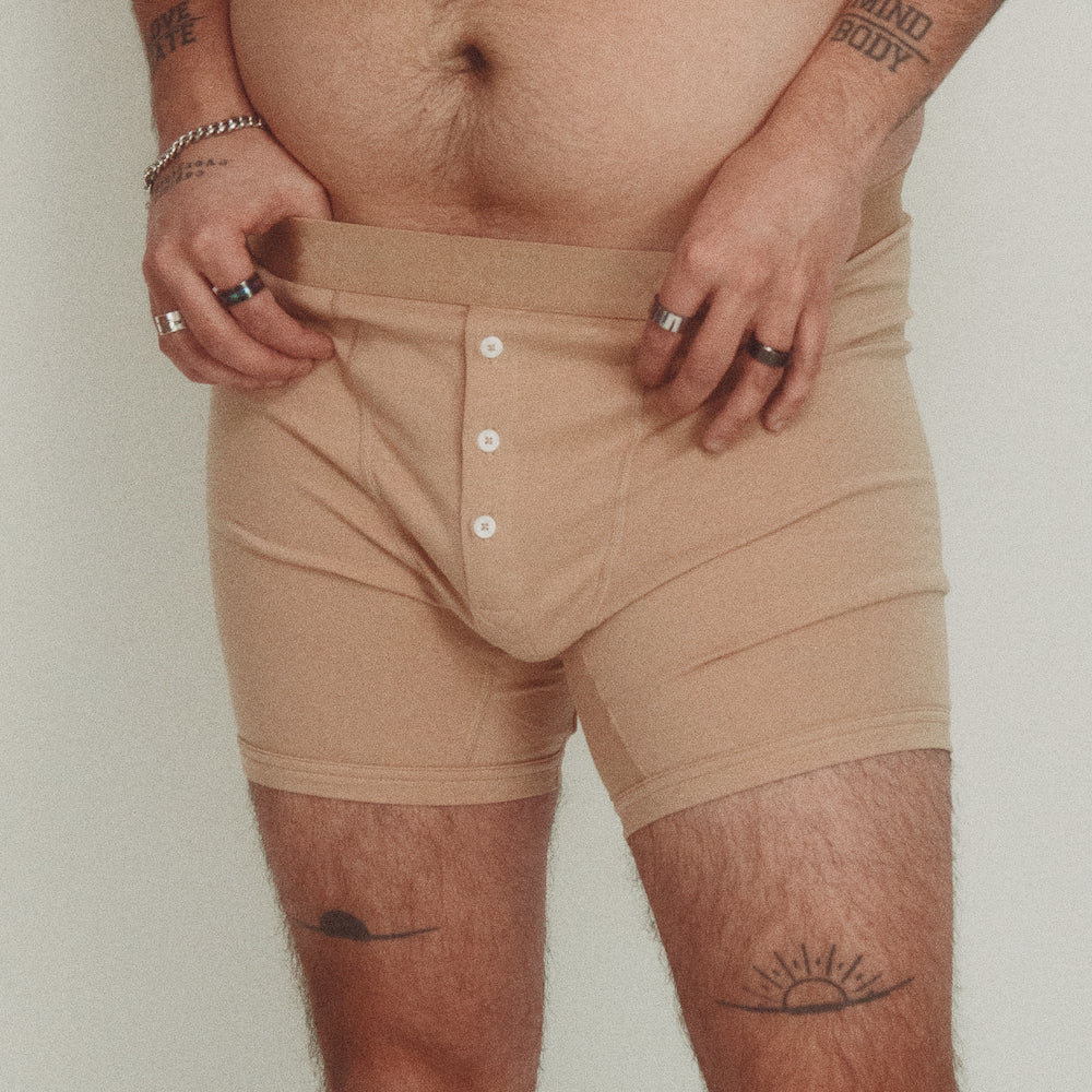 TomboyX 6" Fly Packing Boxer Briefs - Chai