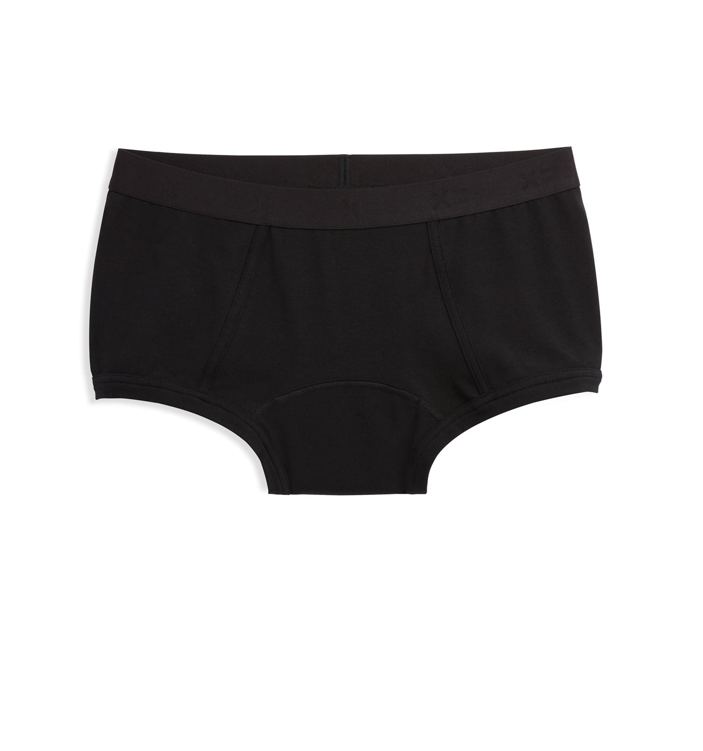 TomboyX First Line Period Boy Shorts - X= Black