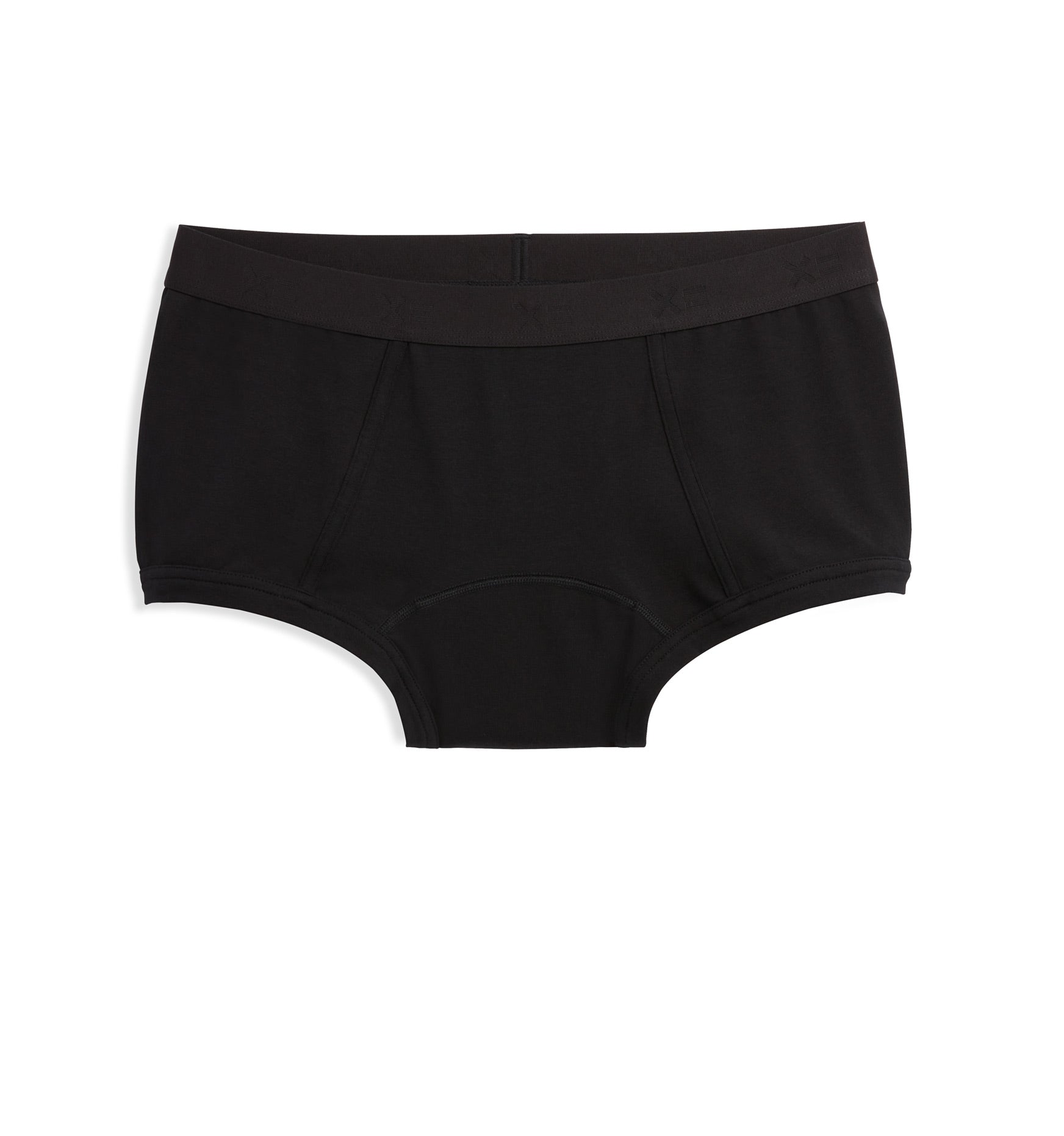 TomboyX First Line Period Boy Shorts - X= Black