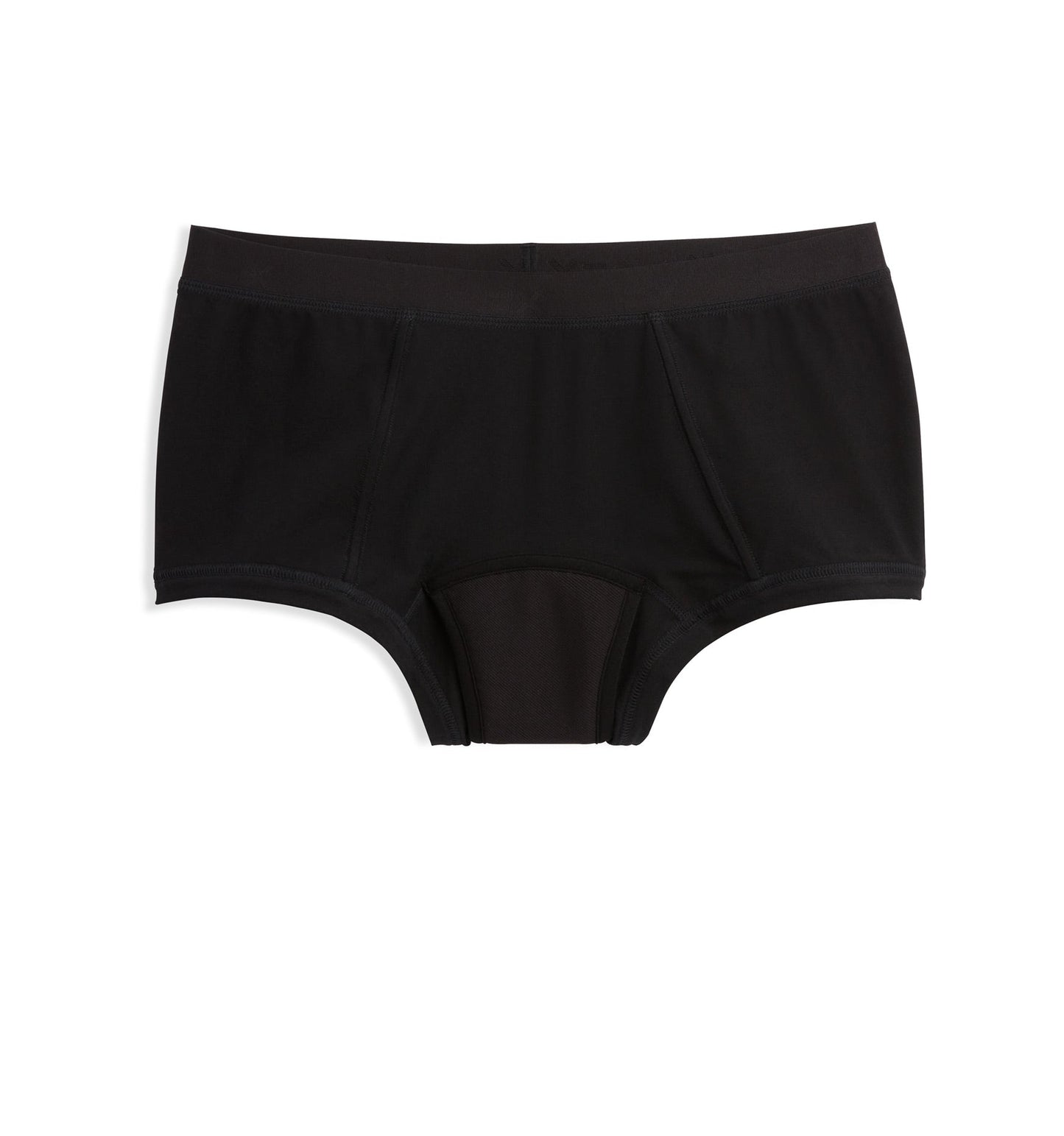 TomboyX First Line Period Boy Shorts - X= Black
