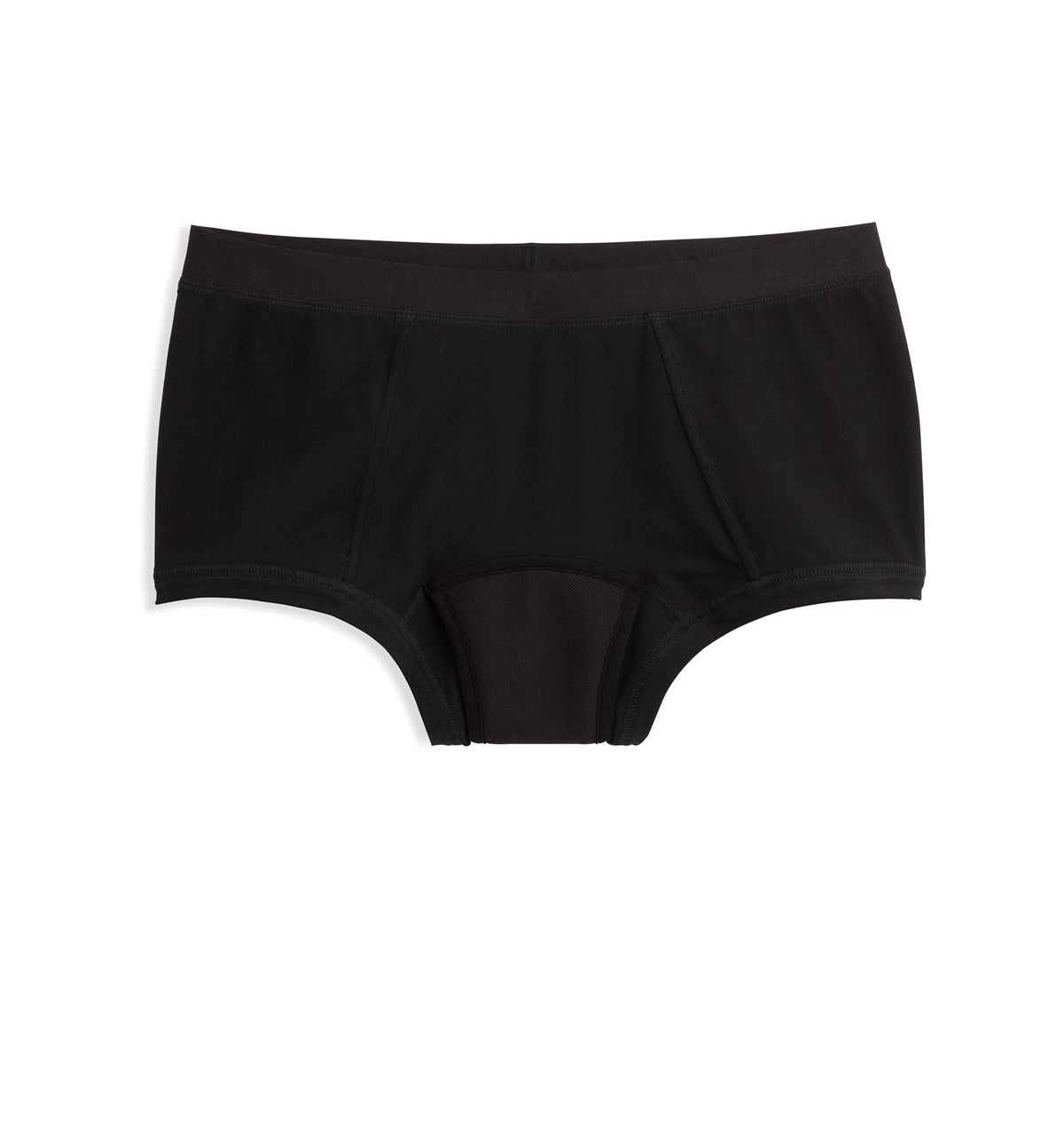TomboyX First Line Period Boy Shorts - X= Black
