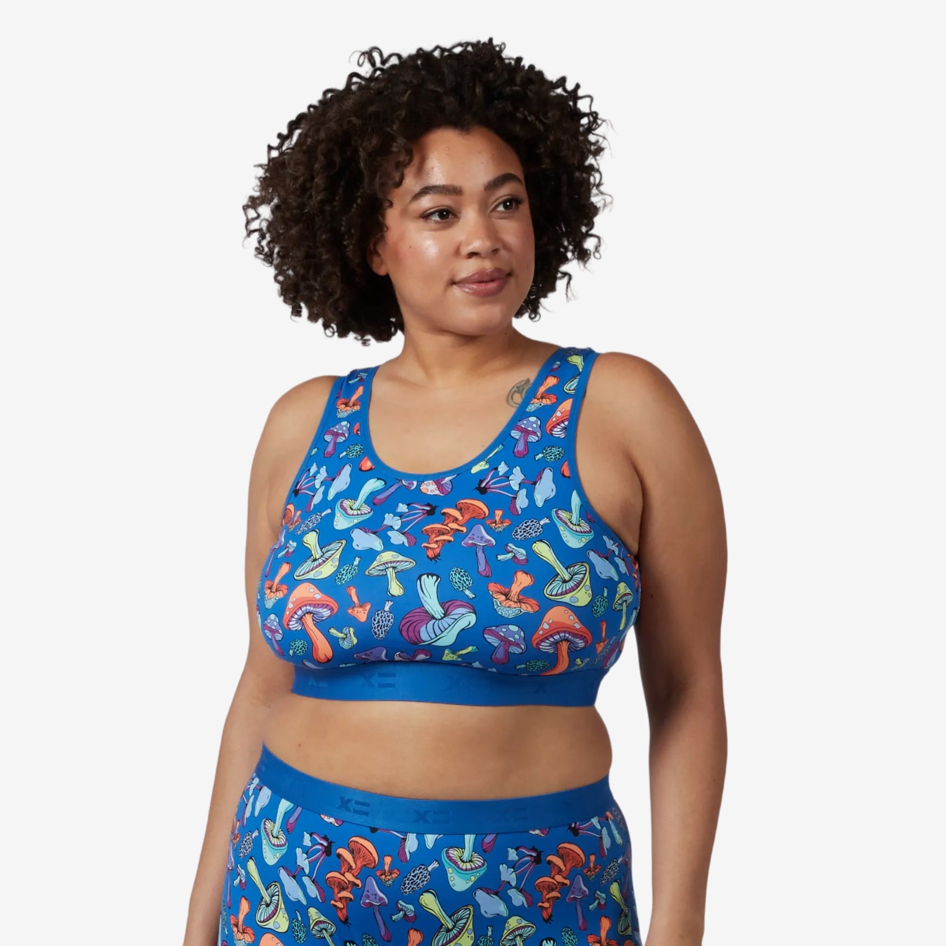 TomboyX Essentials Soft Bra - Funky Fungi