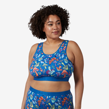 TomboyX Essentials Soft Bra - Funky Fungi