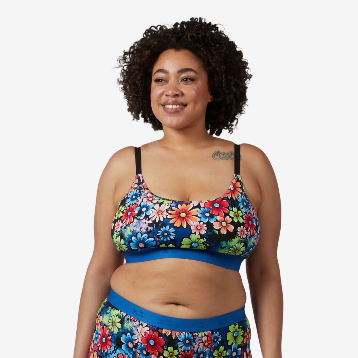 TomboyX Low Cut Soft Bra - Gay Bouquet