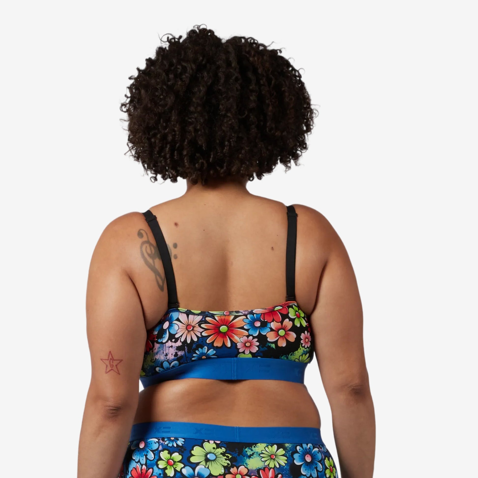 TomboyX Low Cut Soft Bra - Gay Bouquet