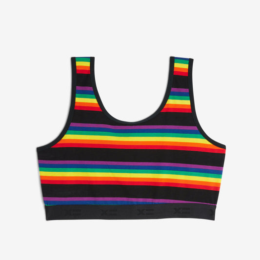 TomboyX Essentials Soft Bra - Stripe Unbound