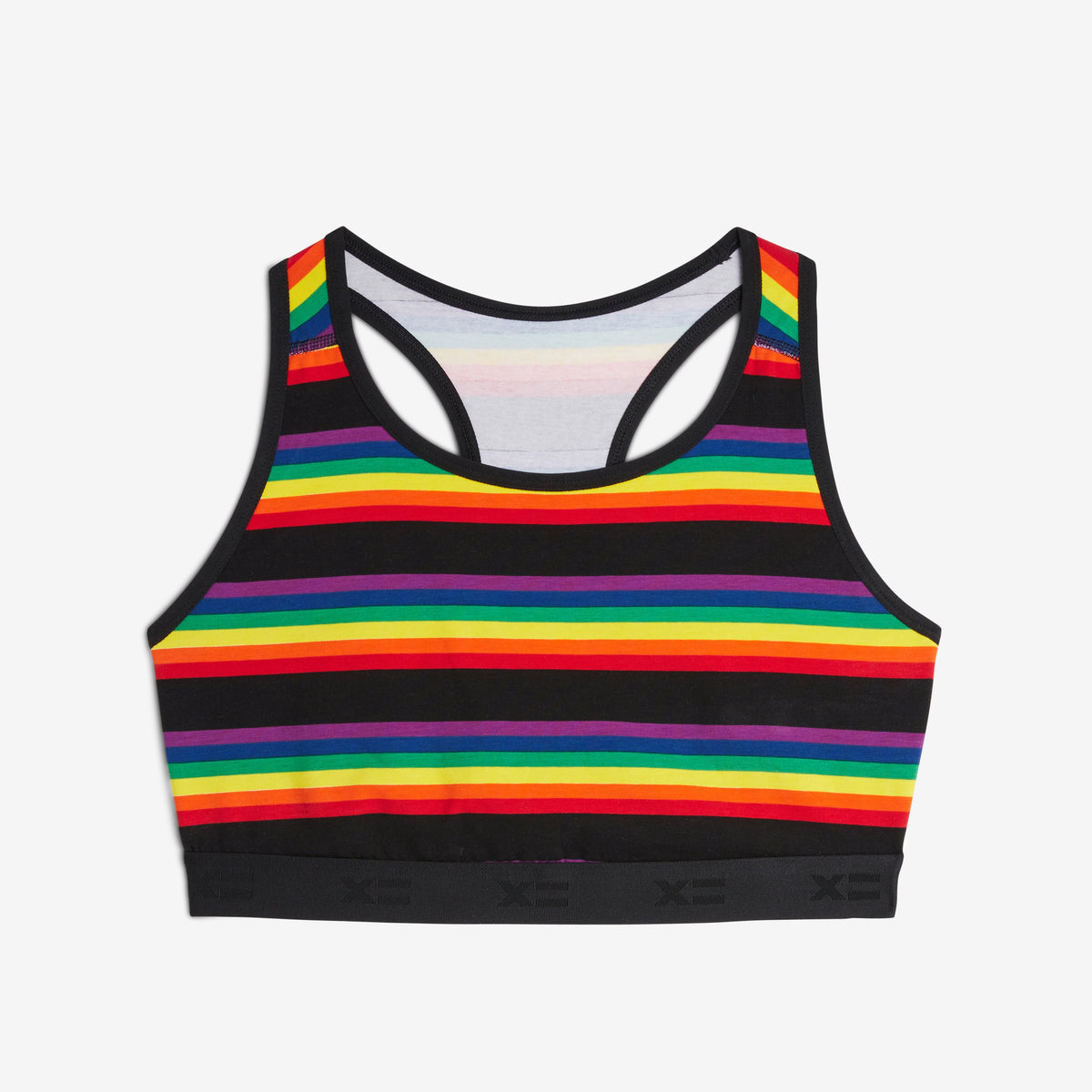 TomboyX Racerback Soft Bra - Stripe Unbound