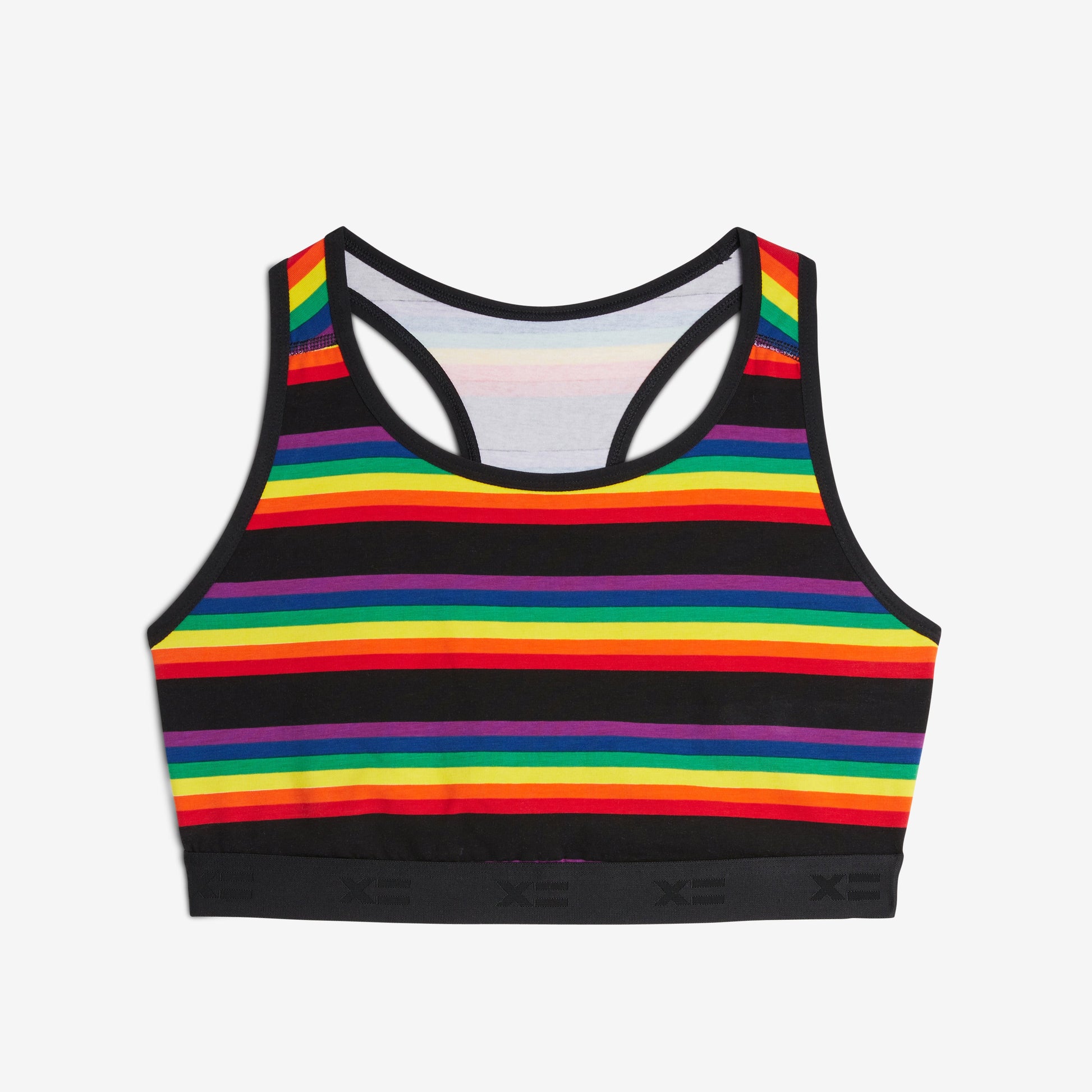 TomboyX Racerback Soft Bra - Stripe Unbound