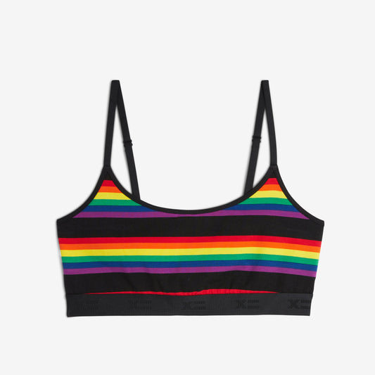TomboyX Low Cut Soft Bra - Stripe Unbound