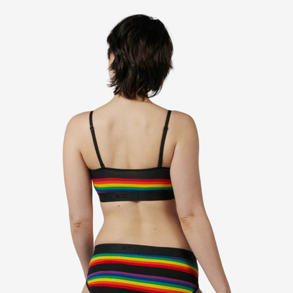 TomboyX Low Cut Soft Bra - Stripe Unbound
