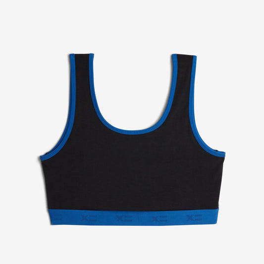 TomboyX Essentials Soft Bra - TENCEL Modal Ink Blue Edge