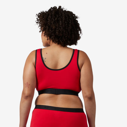 TomboyX Essentials Soft Bra - Red Riot