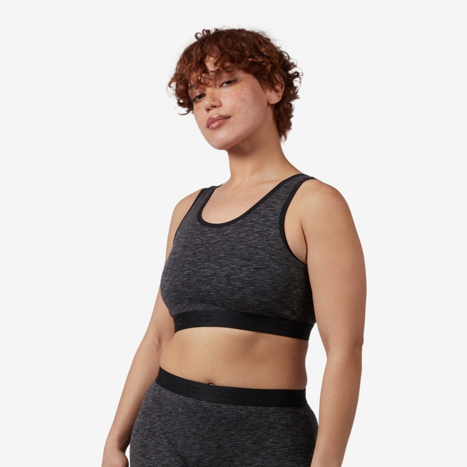 TomboyX Essentials Soft Bra - Meteor Gray Heather