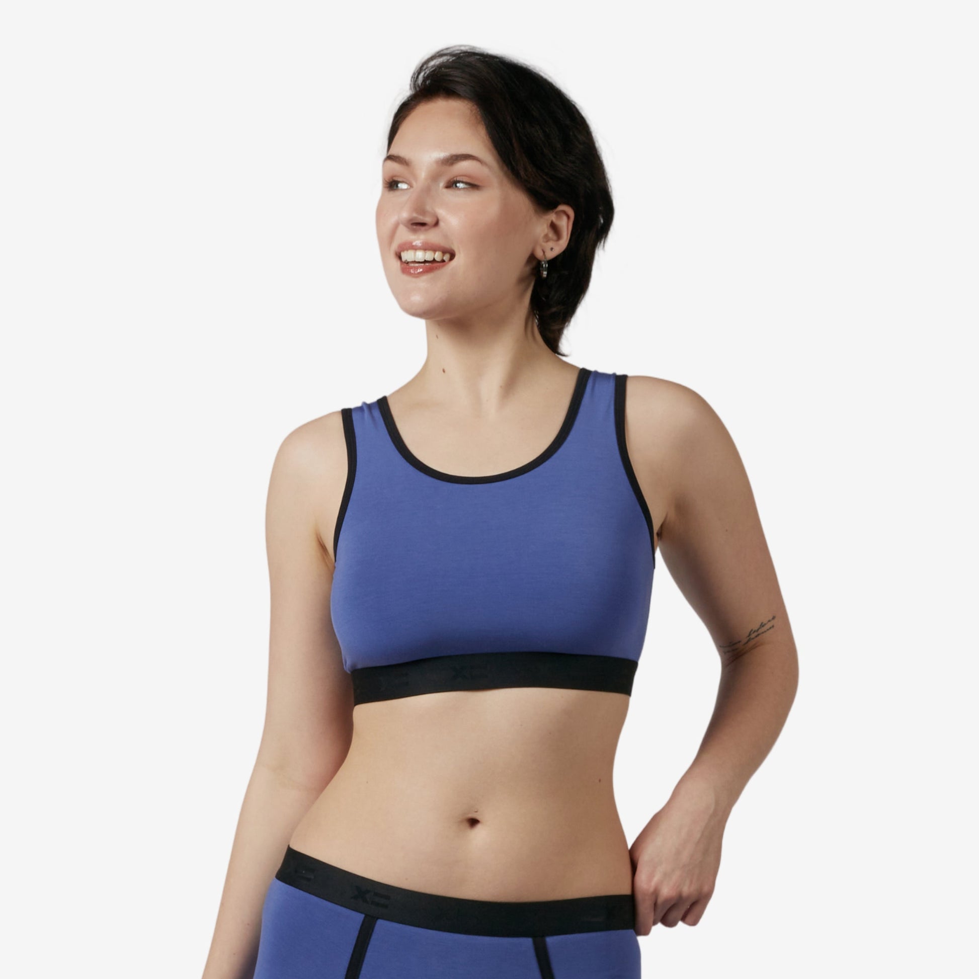 TomboyX Essentials Soft Bra - TENCEL™ Modal Purple Storm