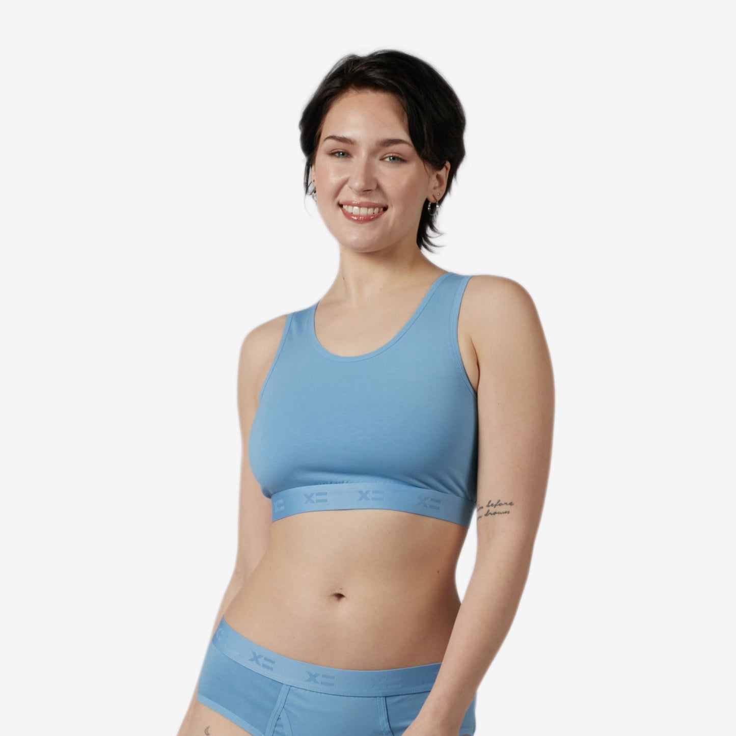 TomboyX Essentials Soft Bra - Blue Sky