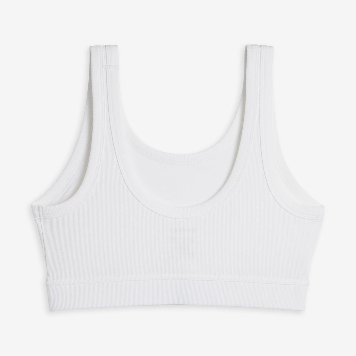 TomboyX Bamboo Rib Essentials Soft Bra - Bright White