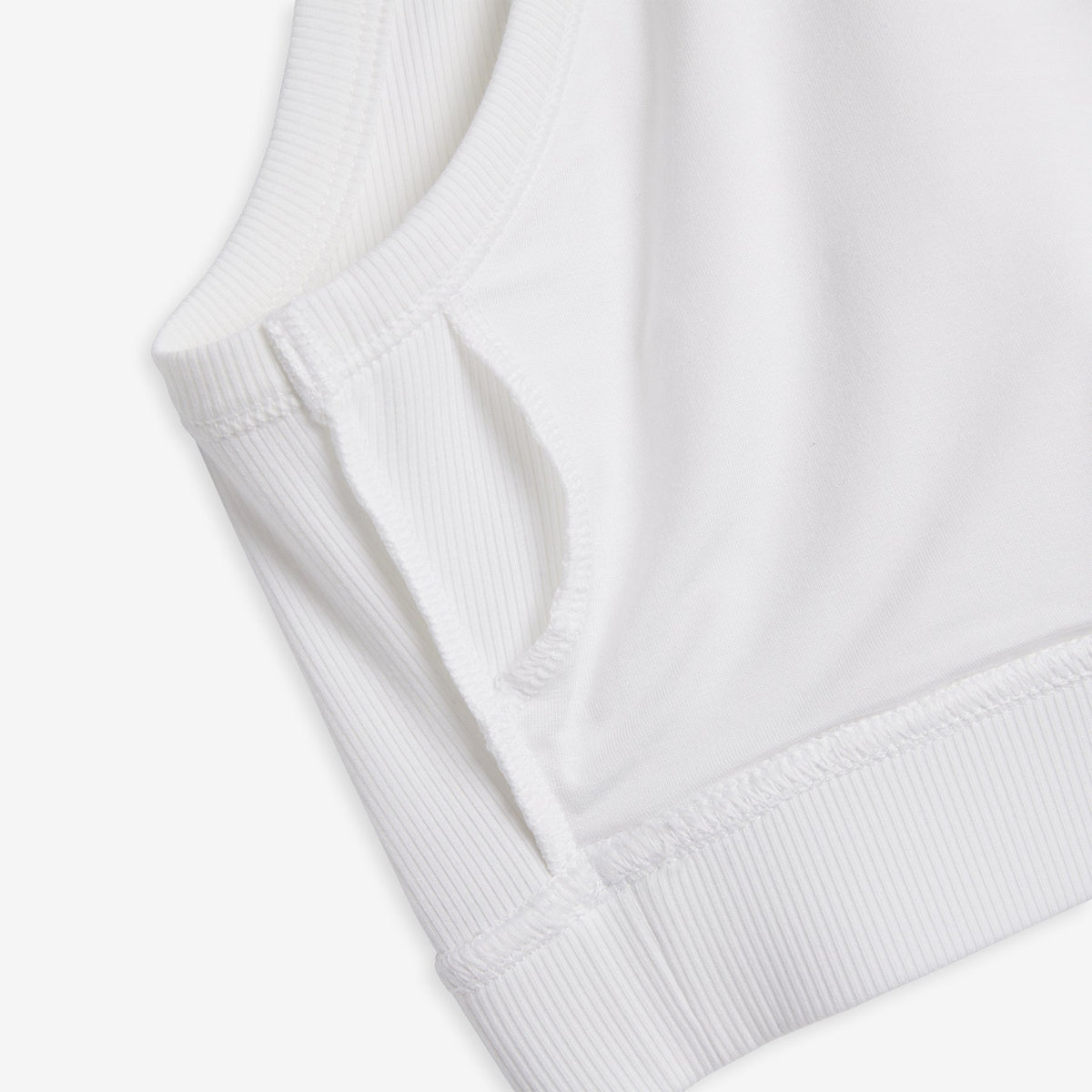 TomboyX Bamboo Rib Essentials Soft Bra - Bright White