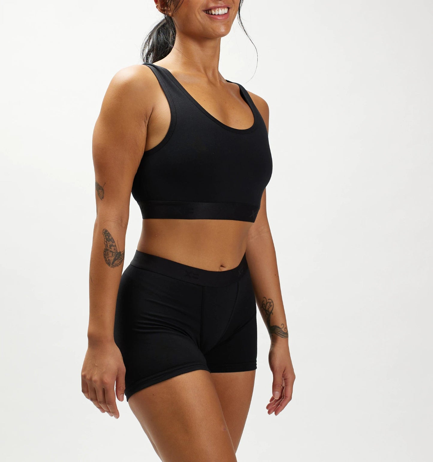 TomboyX Essentials Soft Bra - X= Black