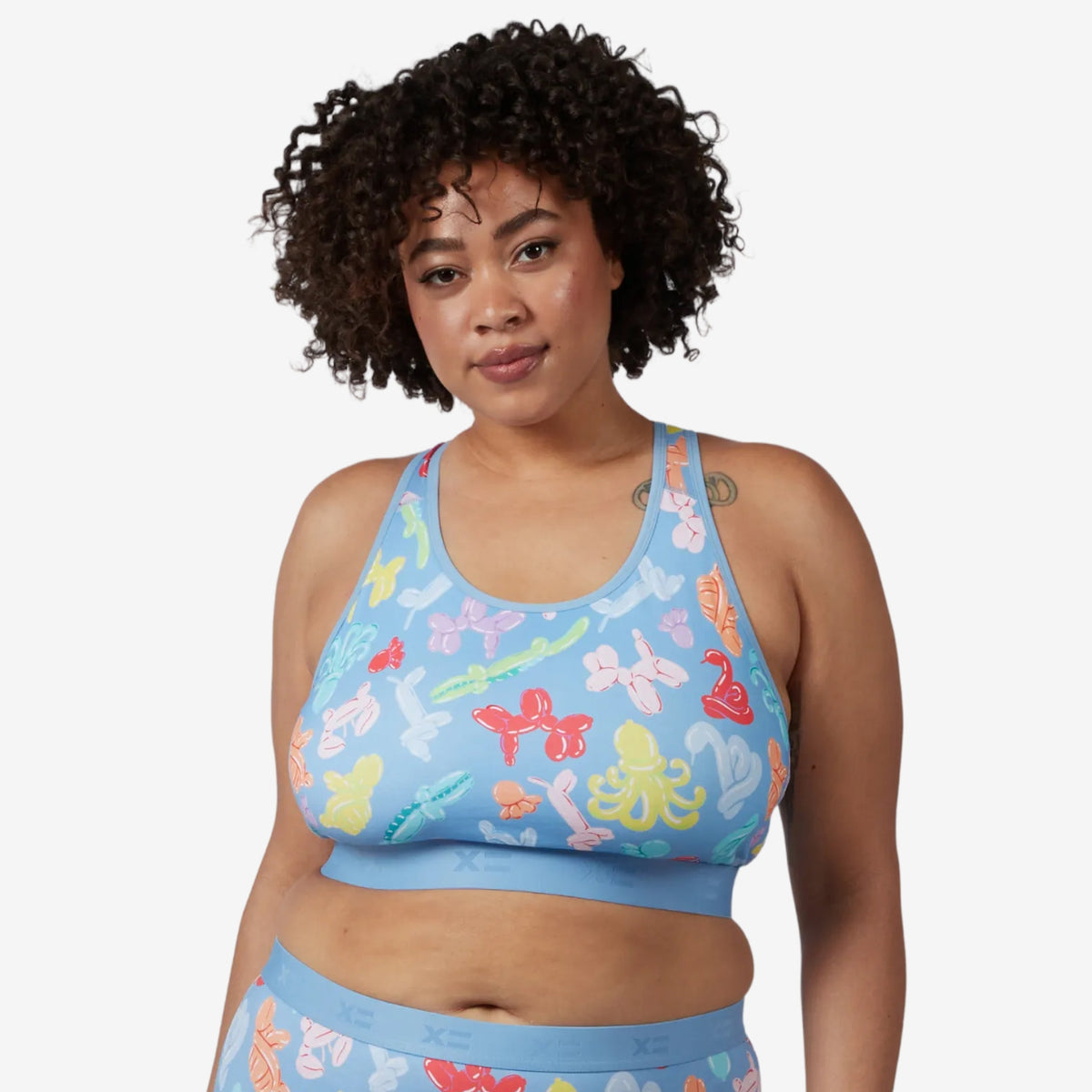 TomboyX Racerback Soft Bra - Balloon Buddies