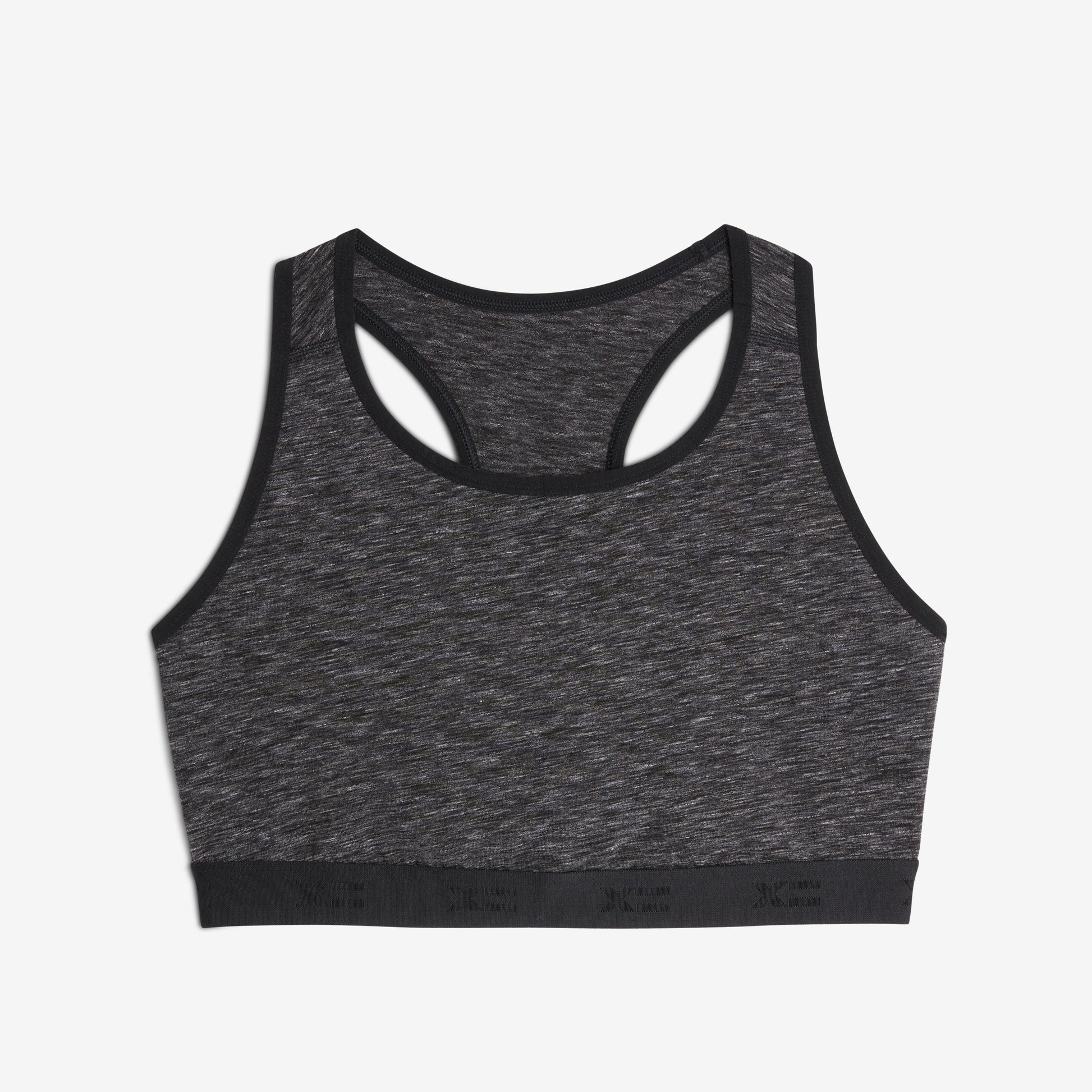 TomboyX Racerback Soft Bra - Meteor Gray Heather